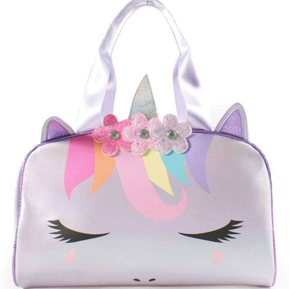 NWT  Lavender Unicorn Duffel Bag